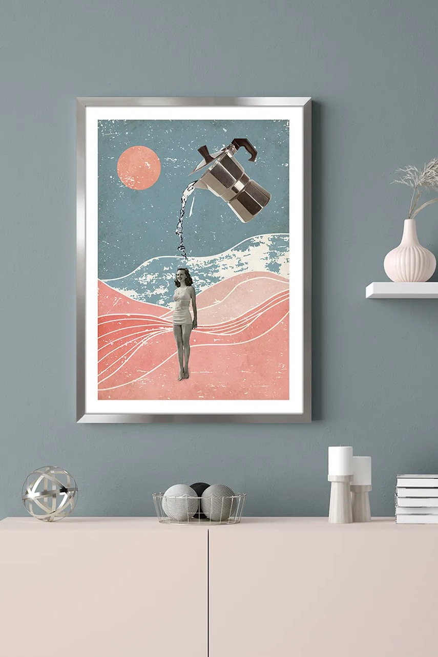 Διακοσμητικό τοίχου σε κορνίζα home & lifestyle 50 x 70 cm χρώμα: πολύχρωμο φωτογραφία