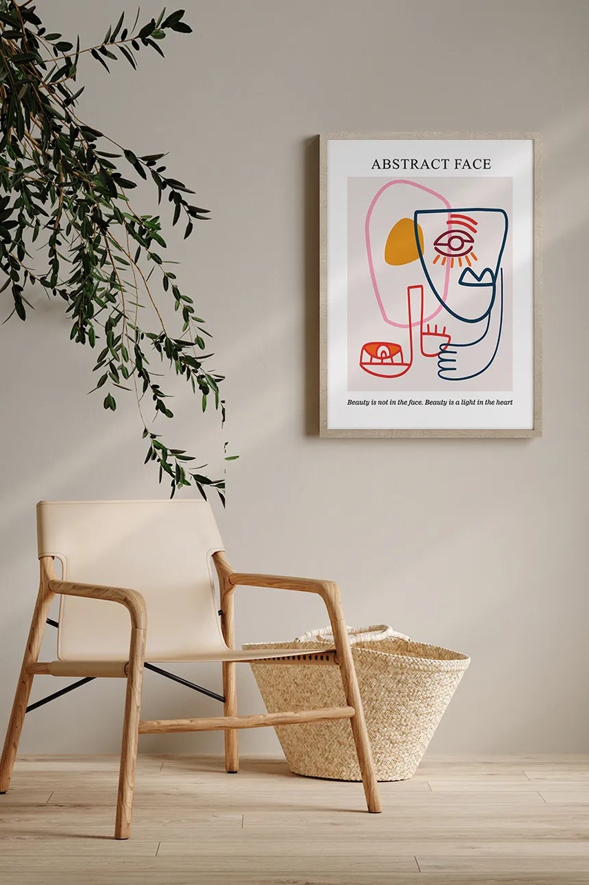 Διακοσμητικό τοίχου σε κορνίζα 50 x 70 cm χρώμα: πολύχρωμο φωτογραφία