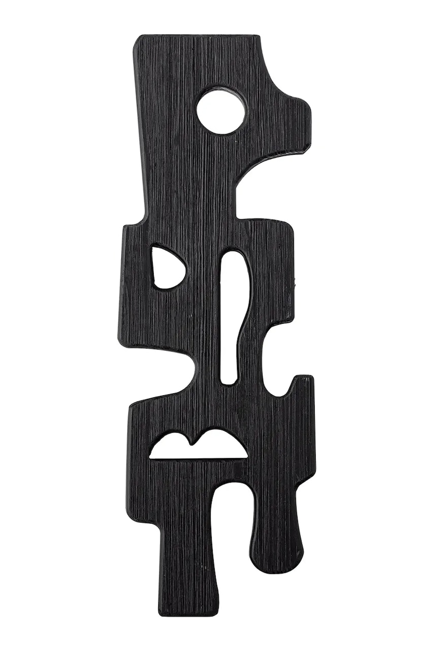 Bloomingville decoratiune de perete Sare 20,5 x 58,5 x 2,5 cm culoarea negru