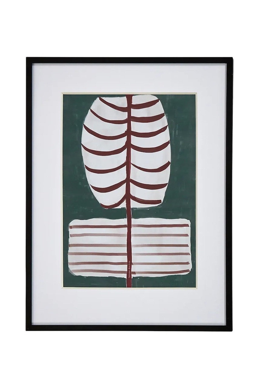 Nástěnná dekorace v rámu House Doctor HDFlow 30 x 40 cm