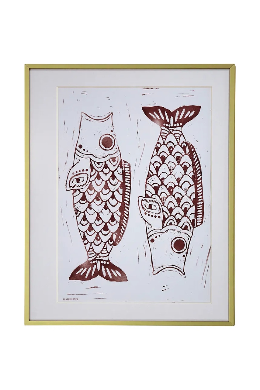Levně House Doctor dekorace z kovu 50 x 40 cm