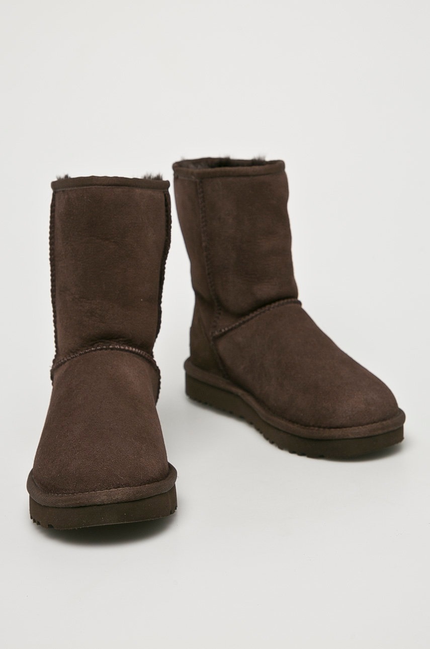 

Замшевые сапоги UGG женские цвет коричневый