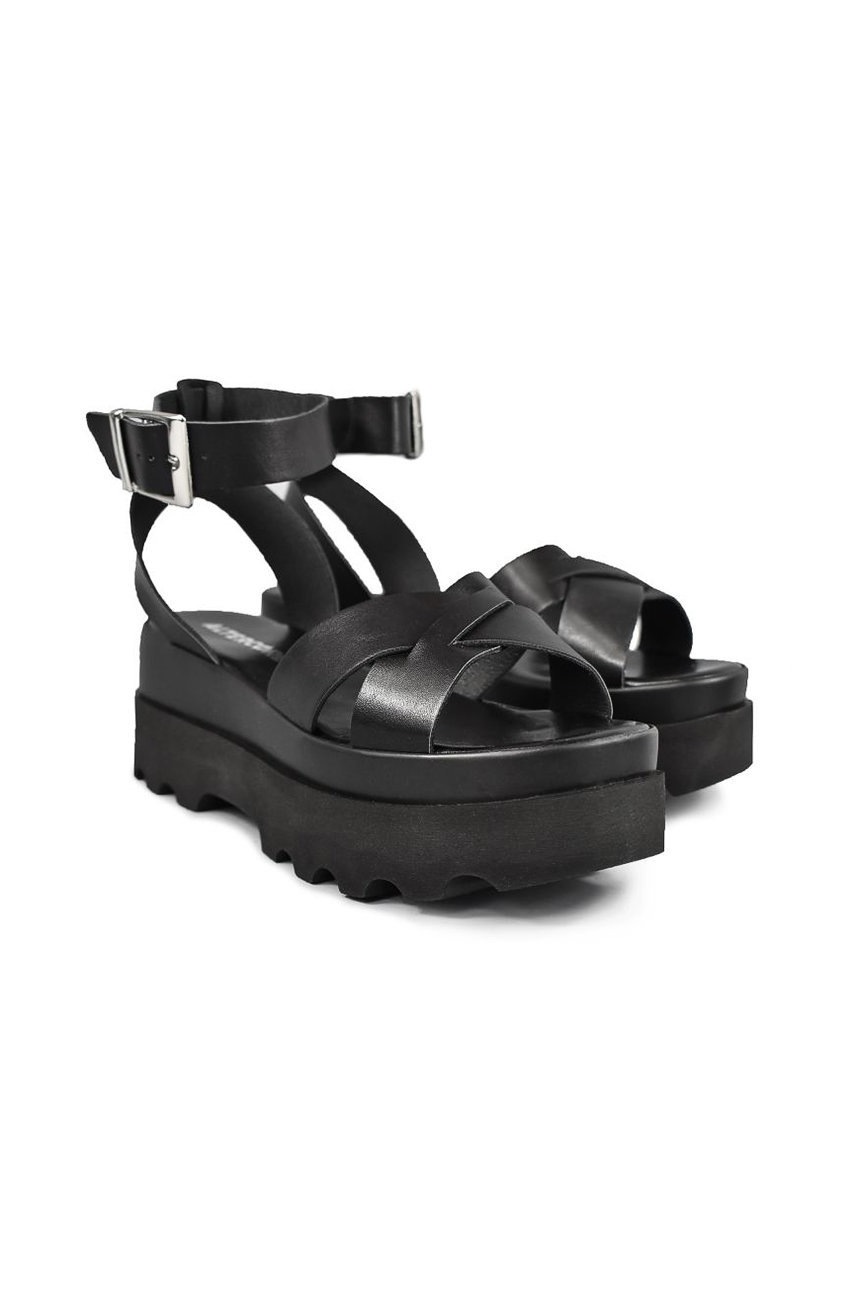 Σανδάλια Altercore Zoe γυναικεία, χρώμα: μαύρο φωτογραφία