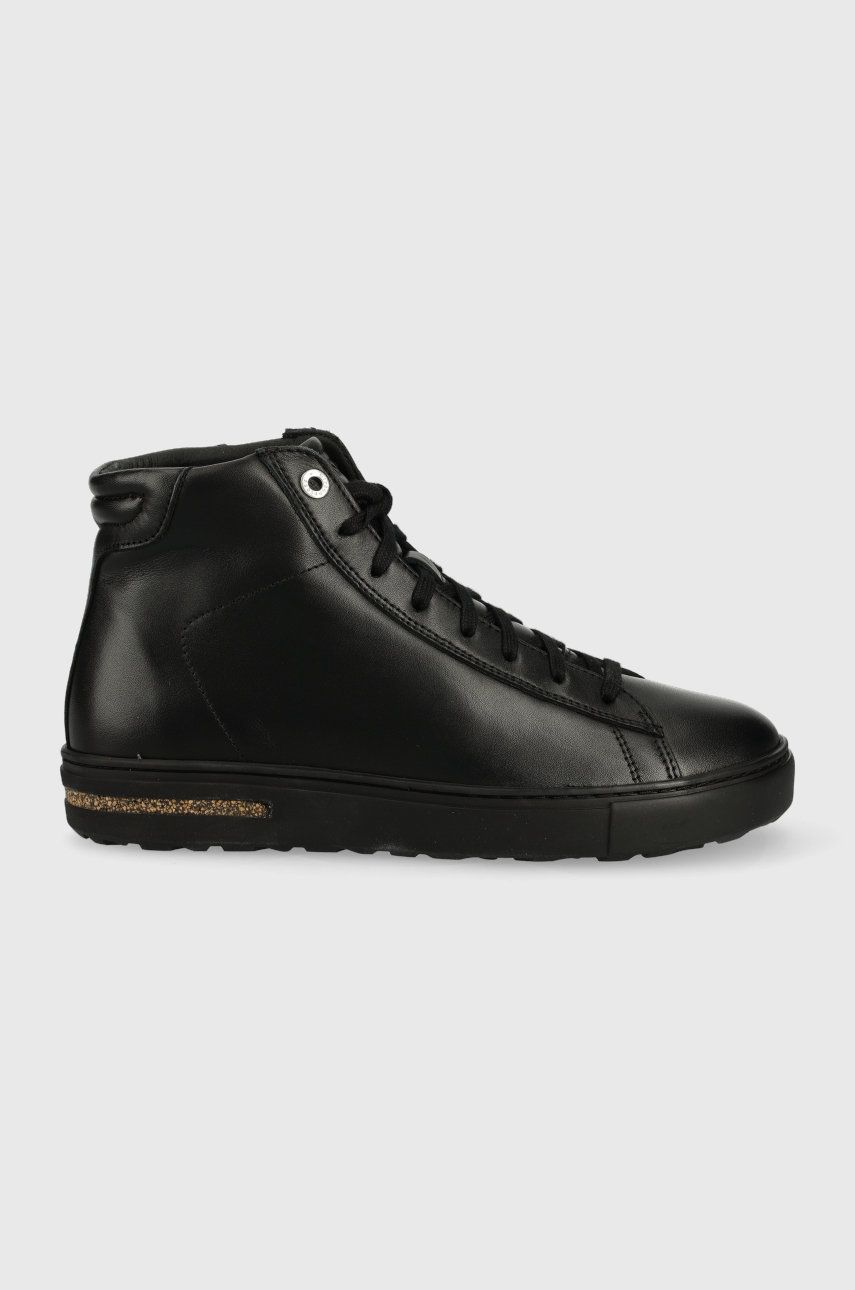 E-shop Kožené sneakers boty Birkenstock Bend Mid černá barva