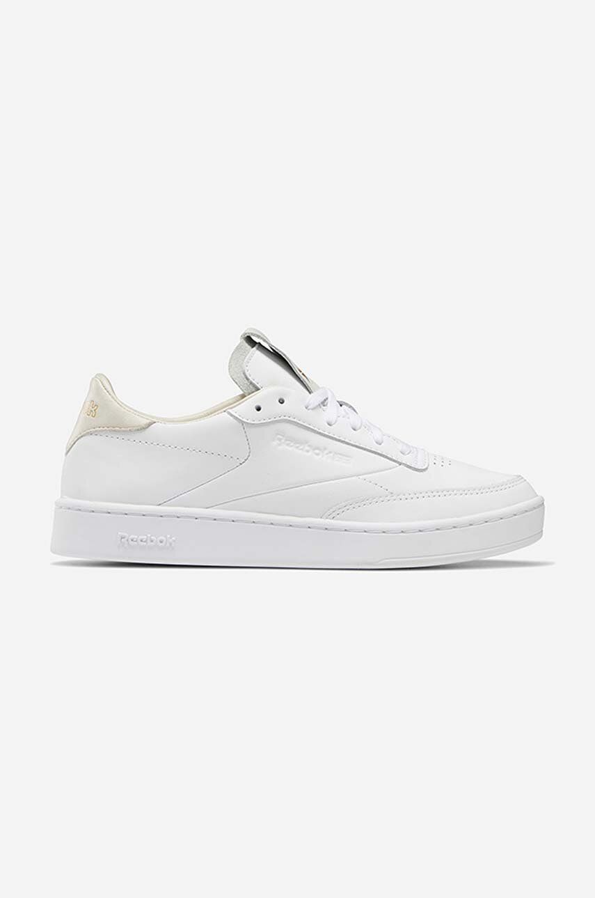 Reebok Classic sneakers din piele Club C Clean culoarea alb, GW5107 GW5107-white