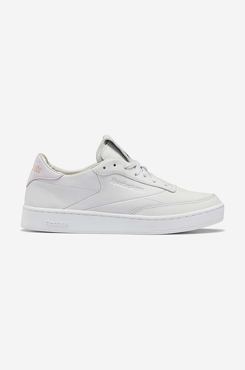 Kožené sneakers boty Reebok Classic Club Clean bílá barva, GX3692-white - bílá -  Svršek: Příro