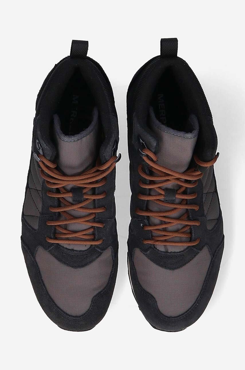 Αθλητικά Merrell Alpine Sneaker Mid Waterproof 2 χρώμα: μαύρο, Buty Merrell Alpine Sneaker Mid PLR WP 2 J004289 φωτογραφία