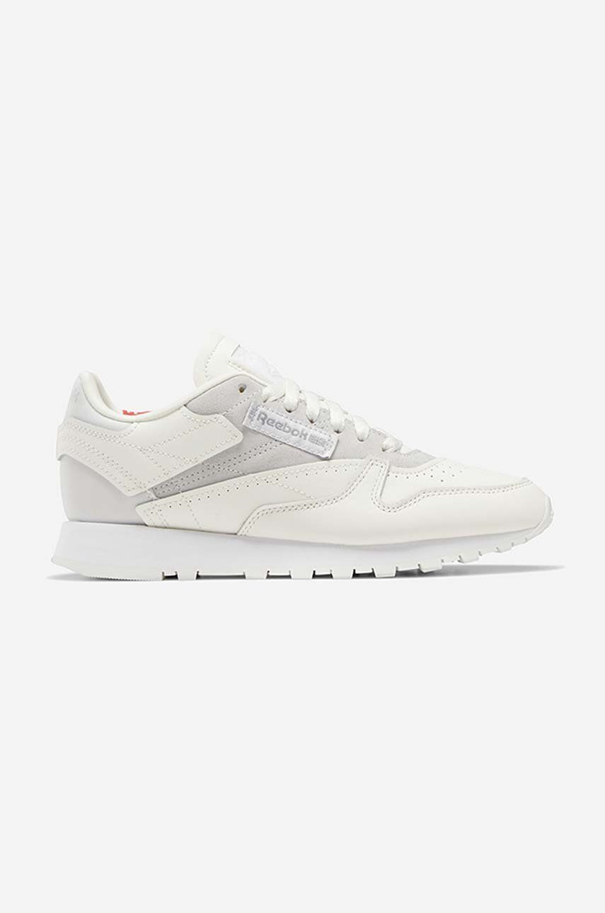 Reebok Classic sneakers din piele Classic Leather culoarea alb, GX6201 GX6201-white