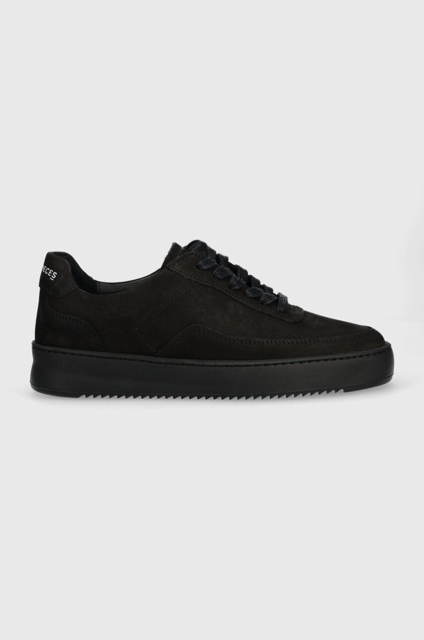 Levně Semišové sneakers boty Filling Pieces Mondo 2.0 Ripple Nubuck černá barva, 39922841847.D