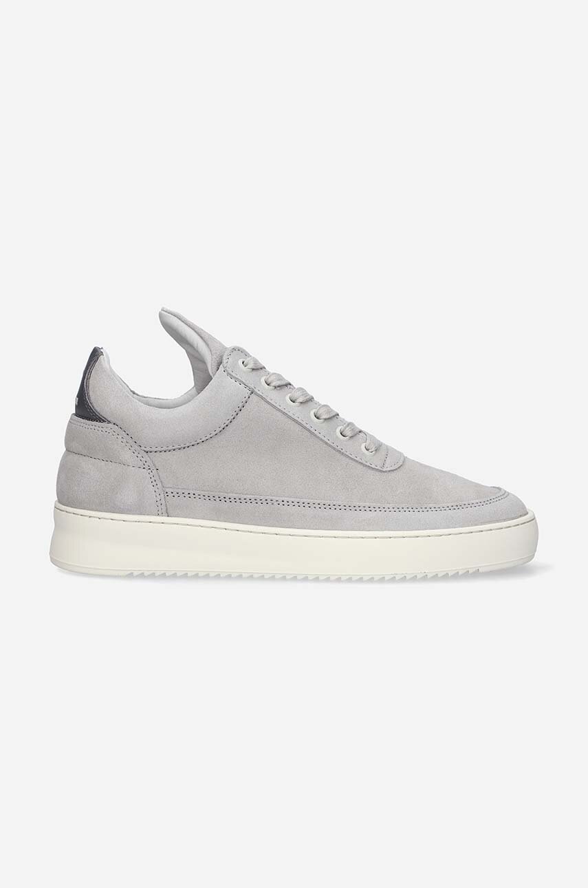 Levně Semišové sneakers boty Filling Pieces Low Top Suede šedá barva, 10122791878