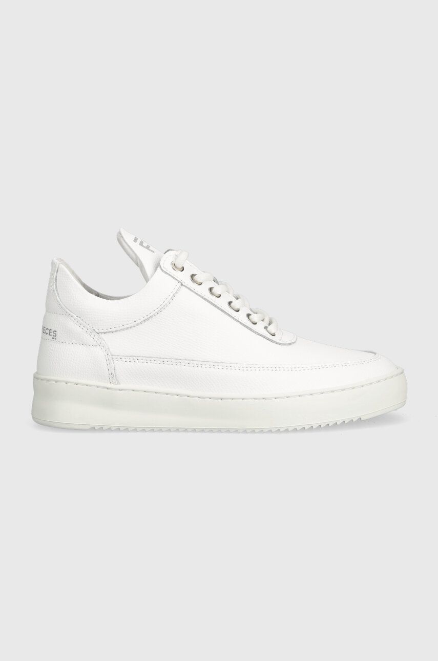 Kožené sneakers boty Filling Pieces Low Top Ripple Crumbs bílá barva, 25127541855037 - bílá -  