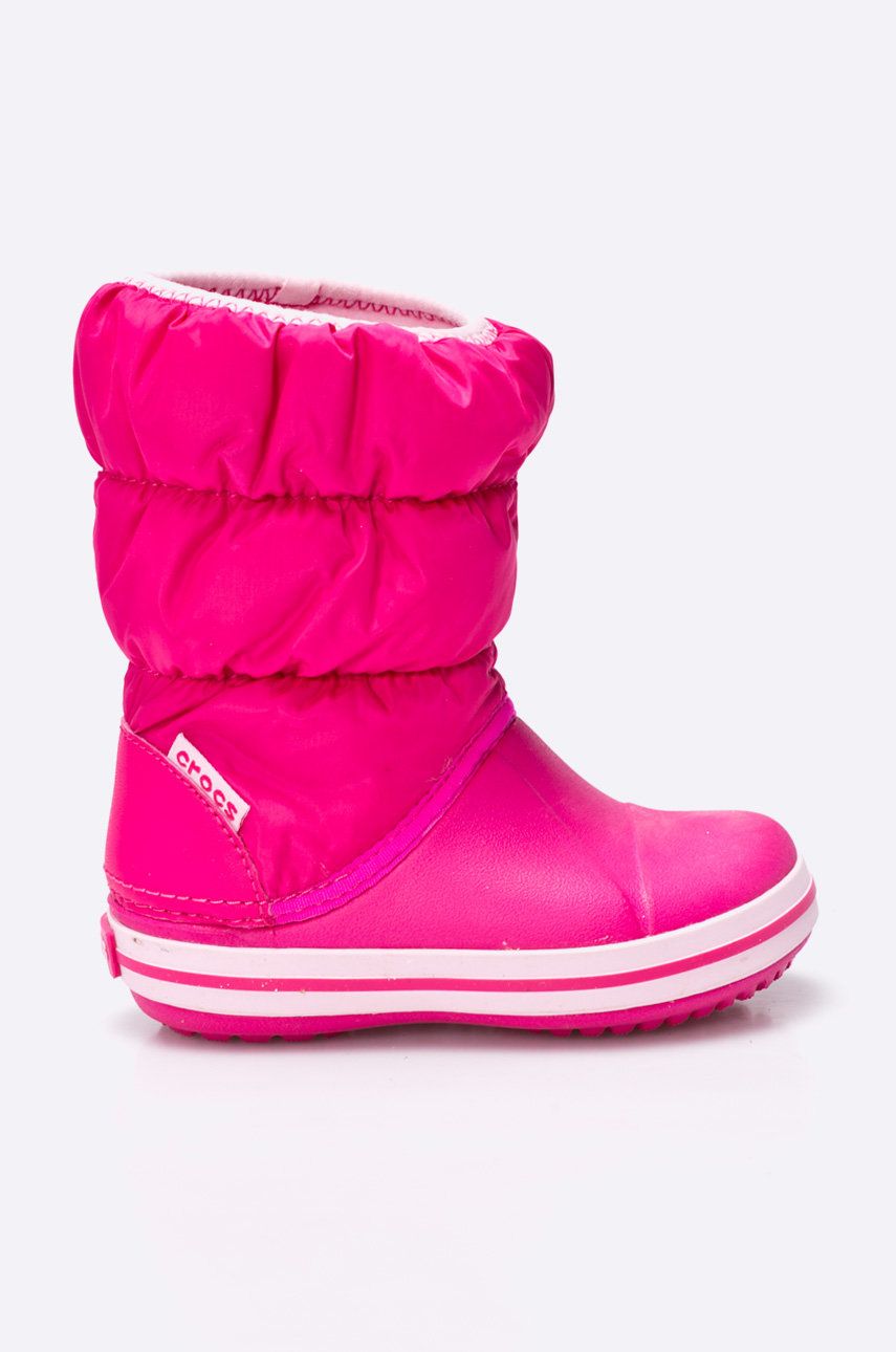 Crocs încălțăminte de iarnă Winter Puff 14613 culoarea roz 14613.CANDY.PINK-CANDY.PINK