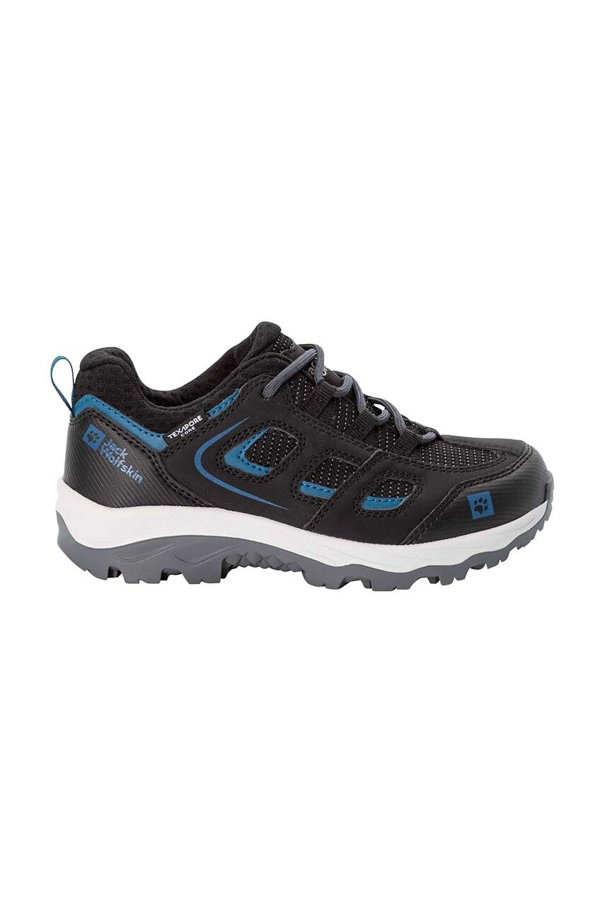 Дитячі черевики Jack Wolfskin VOJO TEXAPORE LOW K колір чорний