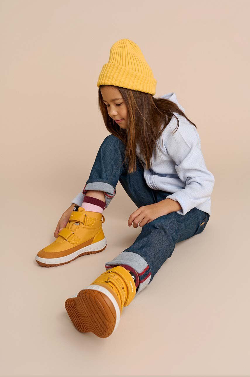 Reima pantofi copii Patter 2.0 culoarea galben