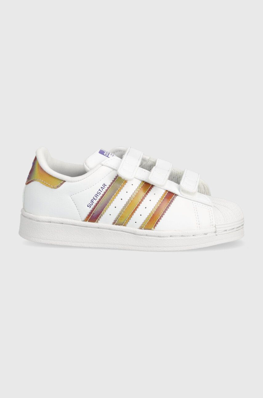 Levně Dětské sneakers boty adidas Originals bílá barva