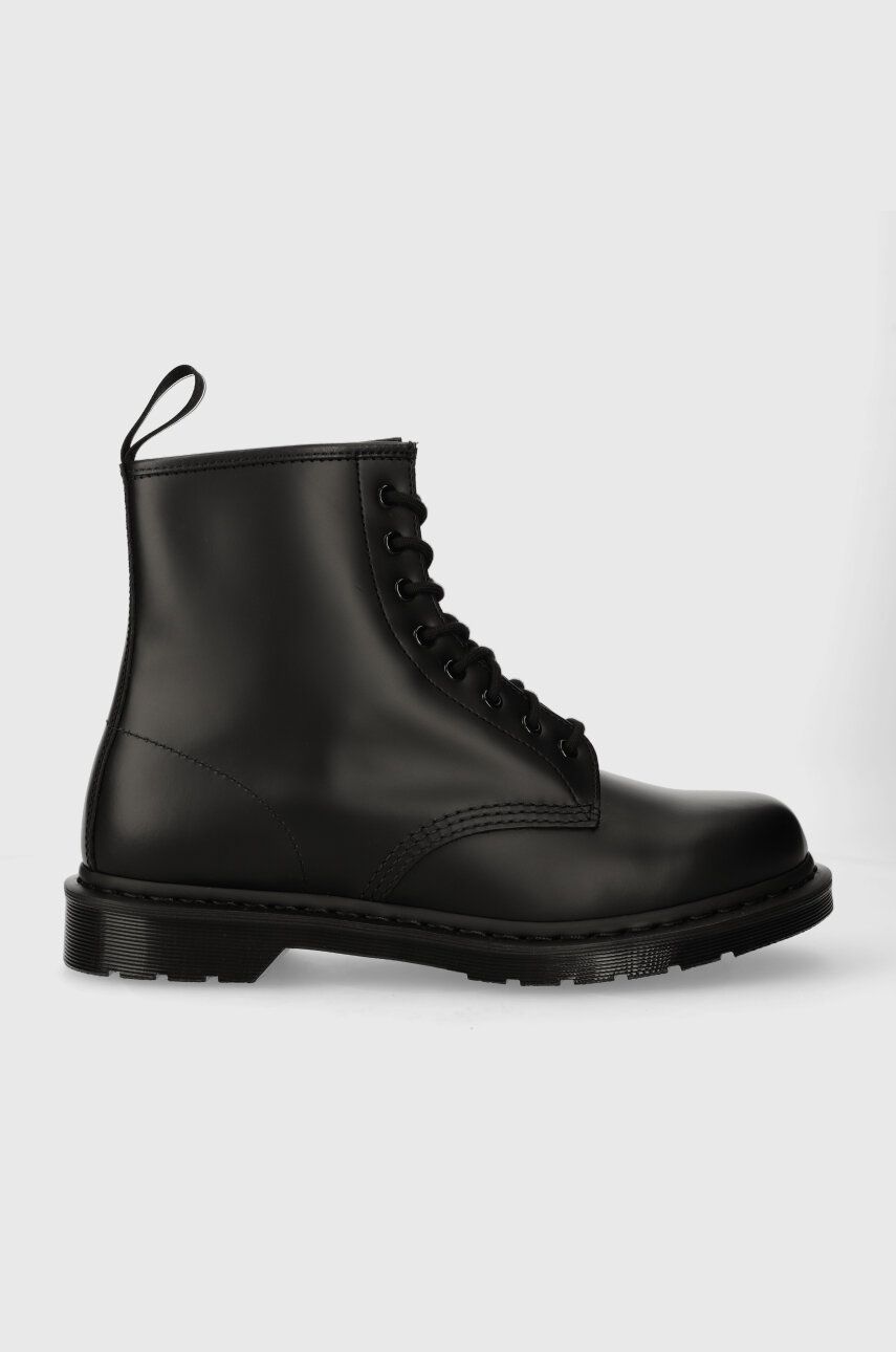 Dr. Martens Ghete De Piele 1460 Mono Barbati, Culoarea Negru 14353001-black