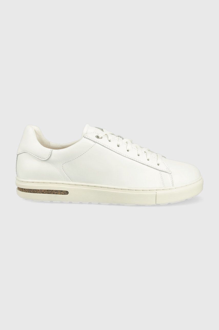 Birkenstock sneakers din piele Bend Low culoarea alb alb imagine noua 2022