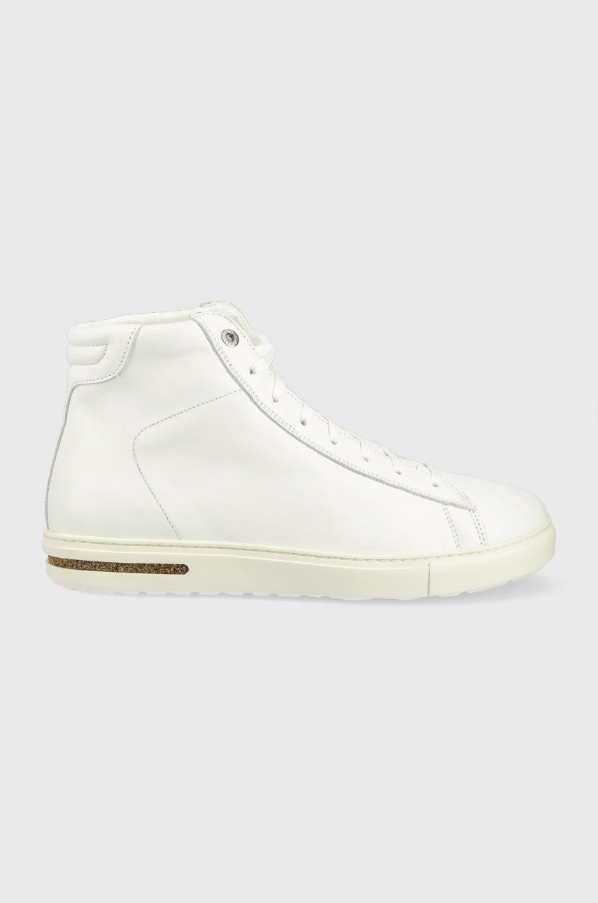 Birkenstock sneakers din piele Bend Mid culoarea alb answear.ro