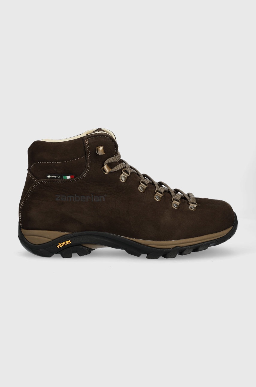 Zamberlan pantofi New Trail Lite Evo GTX barbati, culoarea maro