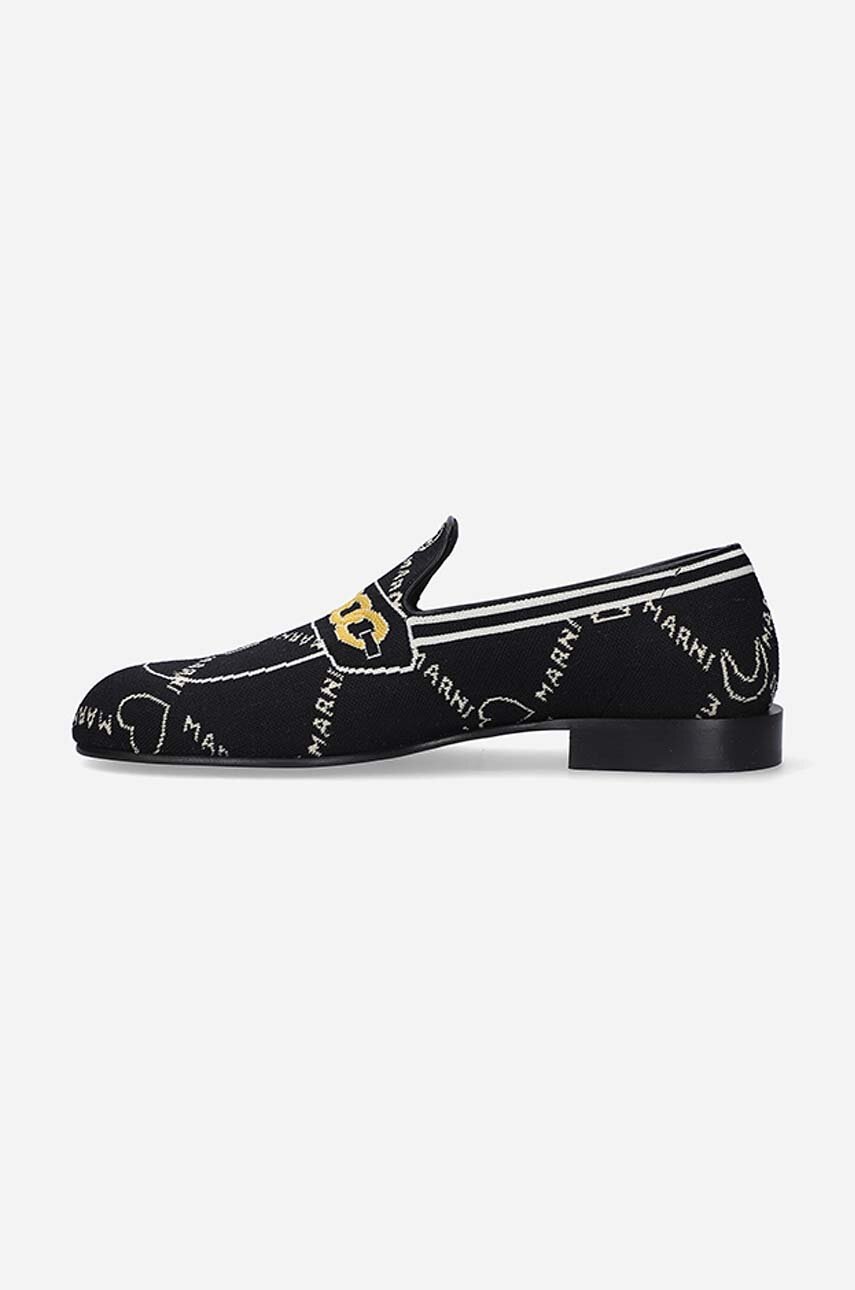 Мокасини Marni Moccasin Shoe чоловічі колір чорний MOMR003802.P4601-brown 