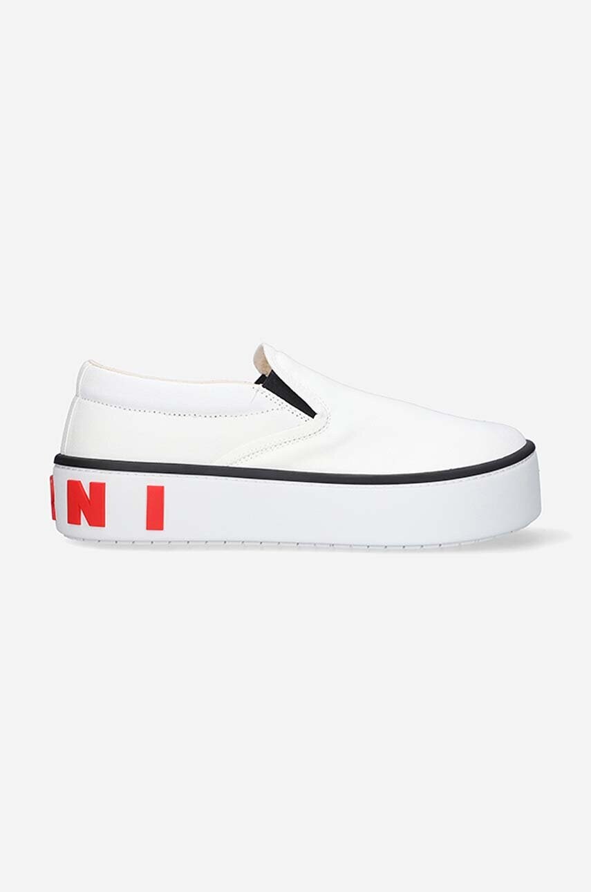 Marni sneakers culoarea alb, SNZU009603.P3571 SNZU009603.P3571-white
