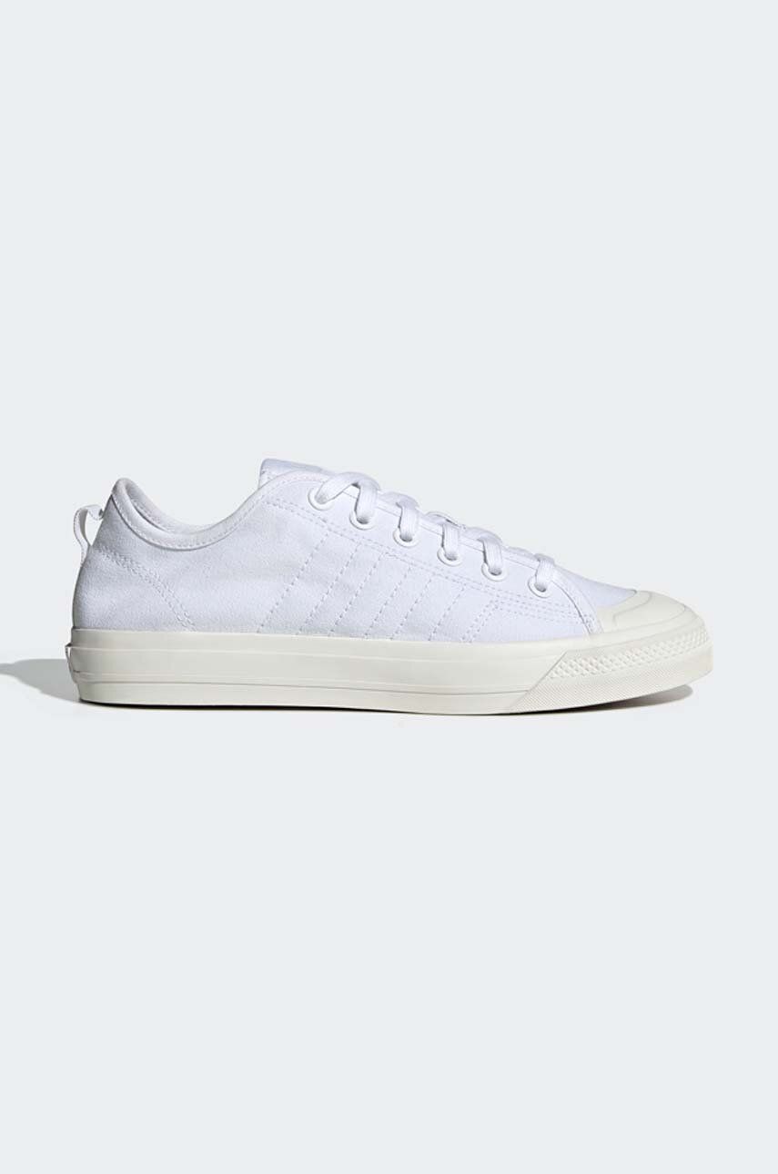 Adidas Originals Tenisi Nizza Rf Barbati, Culoarea Alb Ef1883-white