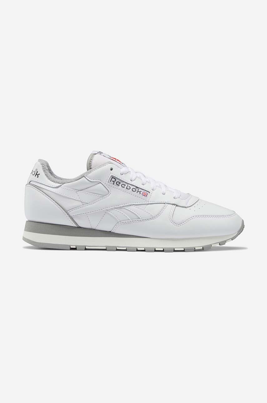 Levně Kožené sneakers boty Reebok Classic Leather bílá barva, GY9877-white