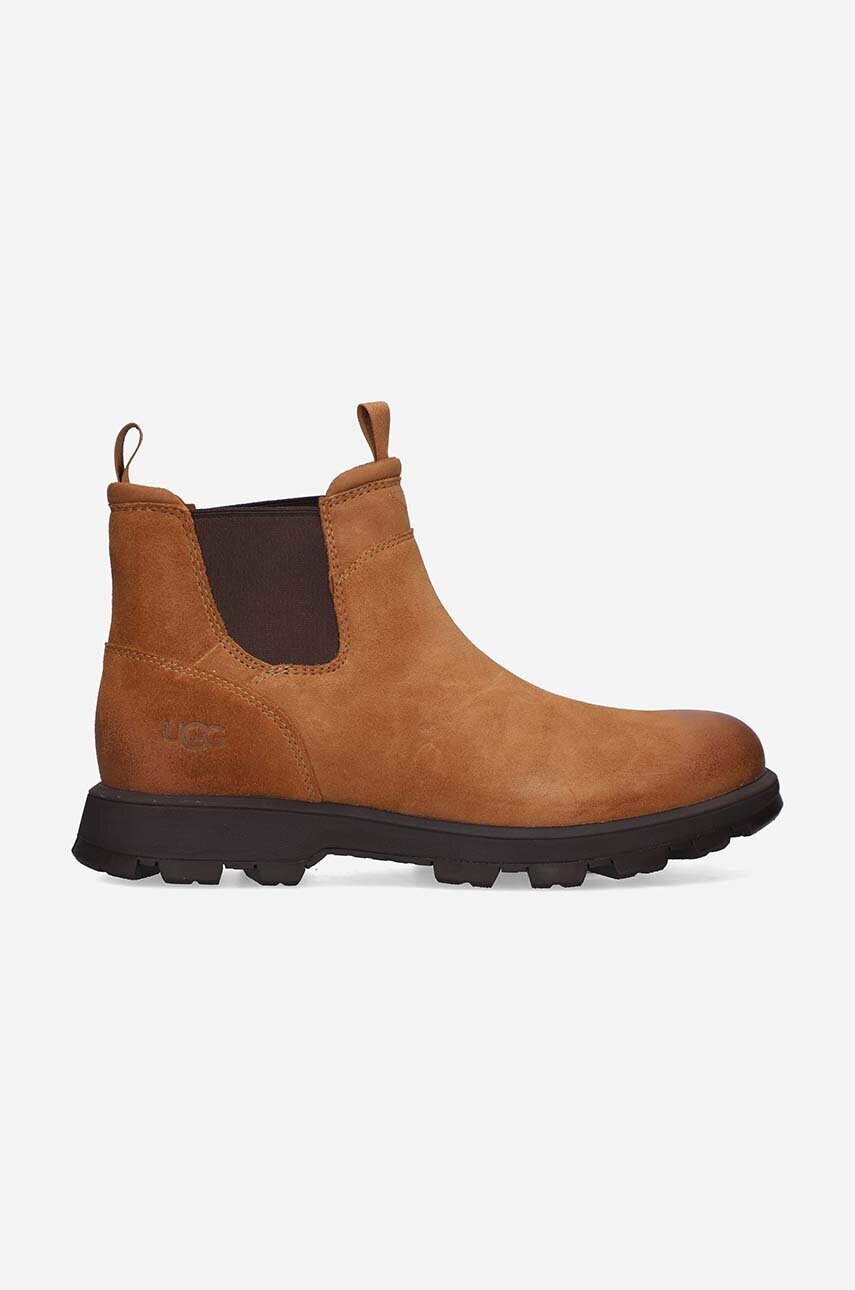 

Замшеві черевики UGG Hillmont Chelsea чоловічі колір коричневий 1134831.CTSD-CTSD