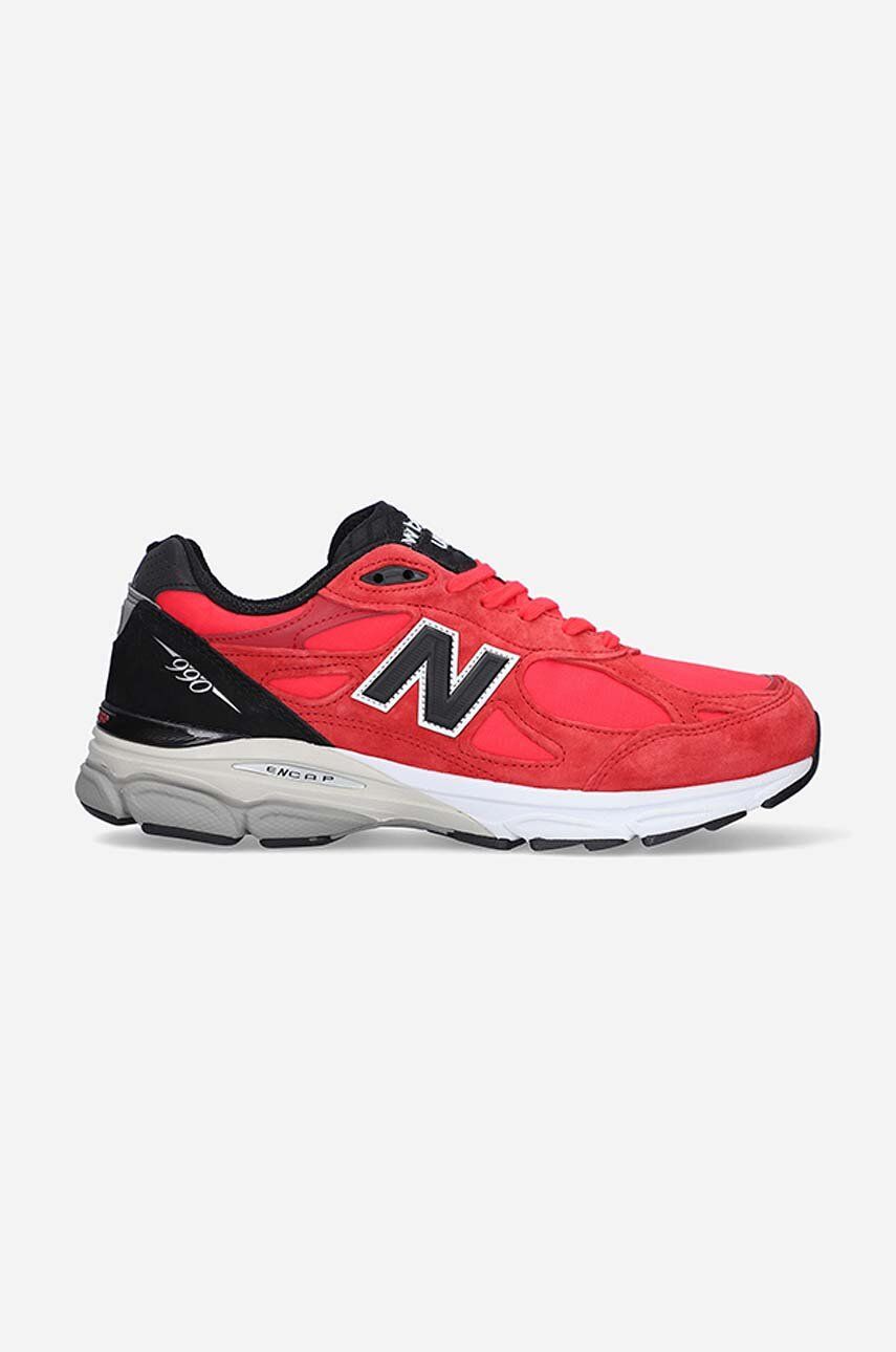 E-shop Sneakers boty New Balance M990PL3 červená barva, M990PL3-PL3
