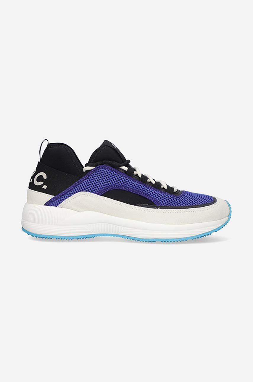A.P.C. sneakers Run Around culoarea bleumarin, PXBSO.M56084 PXBSO.M56084-INDIGO