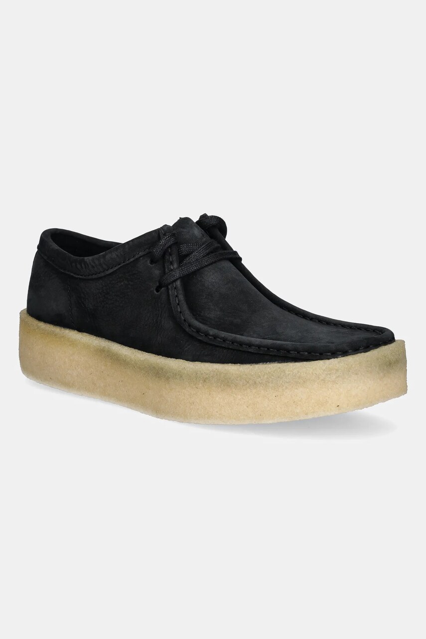 Clarks Originals mokasyny skórzane męskie kolor czarny