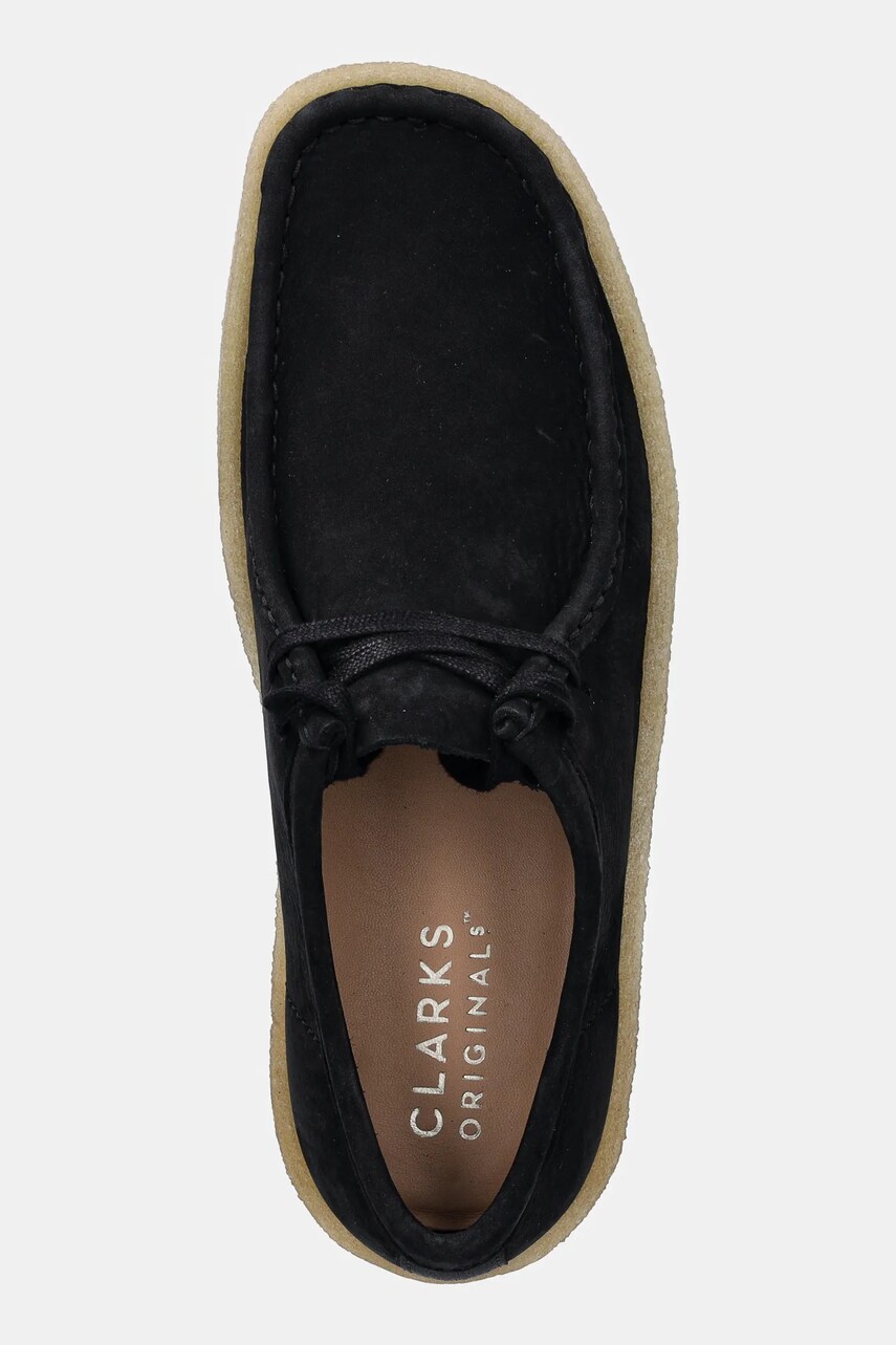 Clarks Originals mokasyny skórzane męskie kolor czarny
