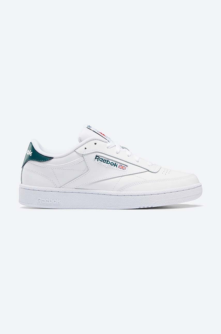 

Кожаные кроссовки Reebok Classic Club C 85 цвет белый GX7555-white