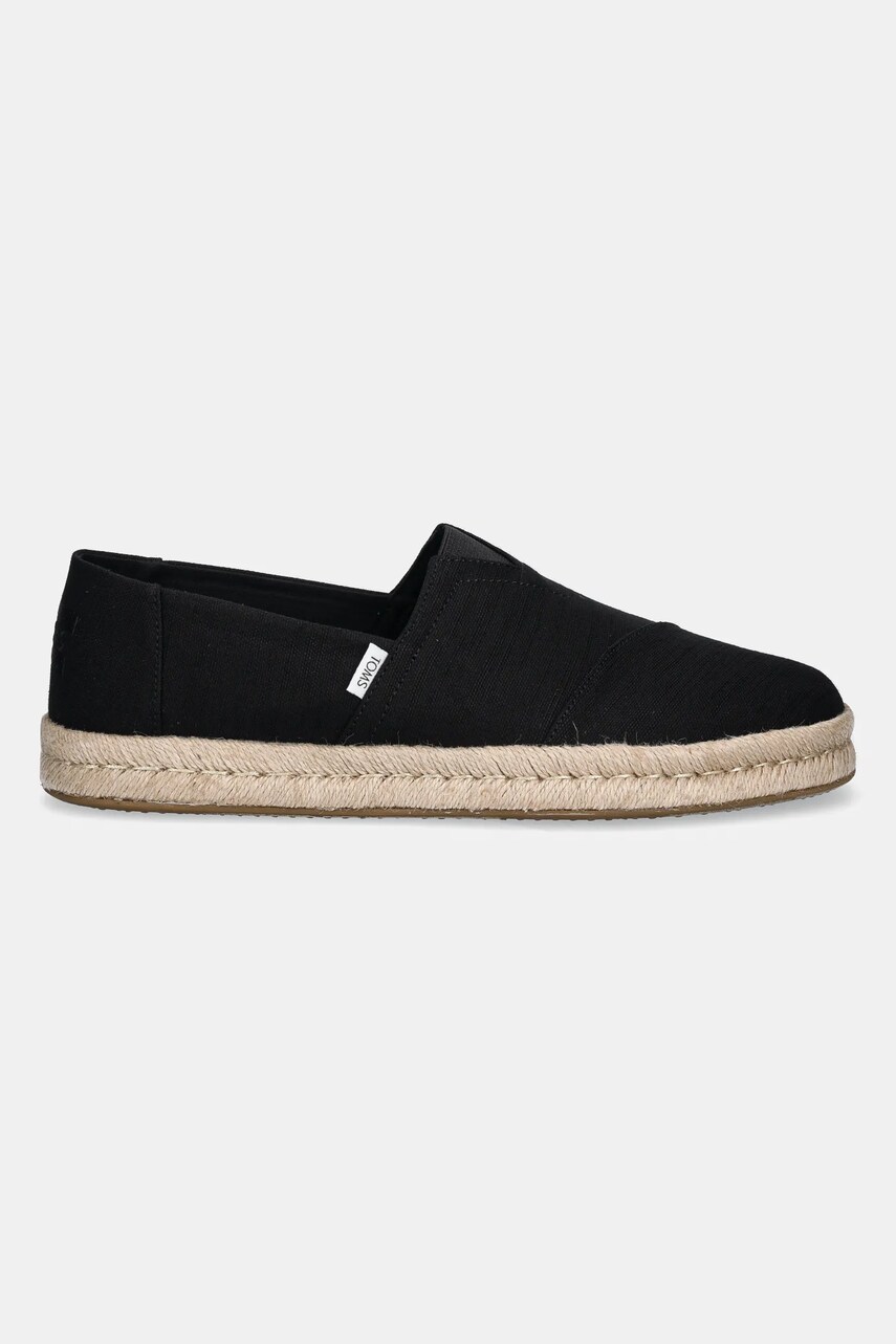 Эспадрильи Toms Alpargata Rope цвет чёрный Эспадрильи Toms Alpargata Rope цвет чёрный