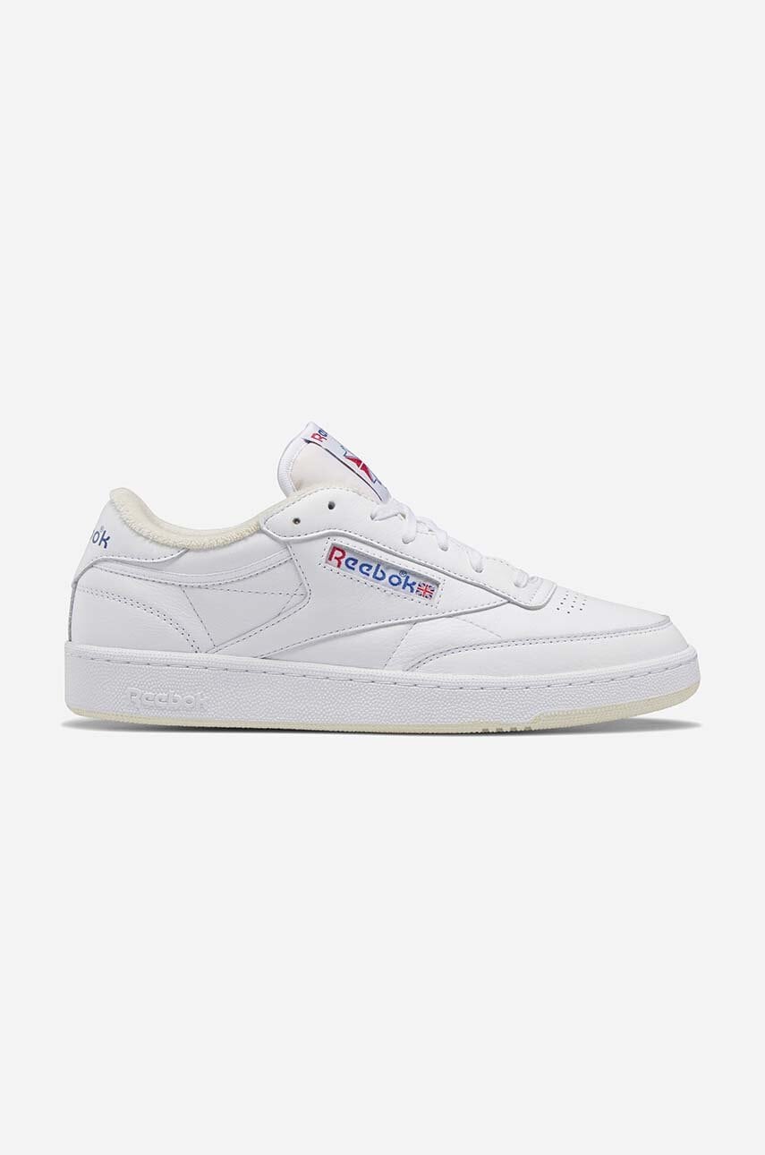 Levně Kožené sneakers boty Reebok Club C 85 Vintage GZ5162 bílá barva, GZ5162-white