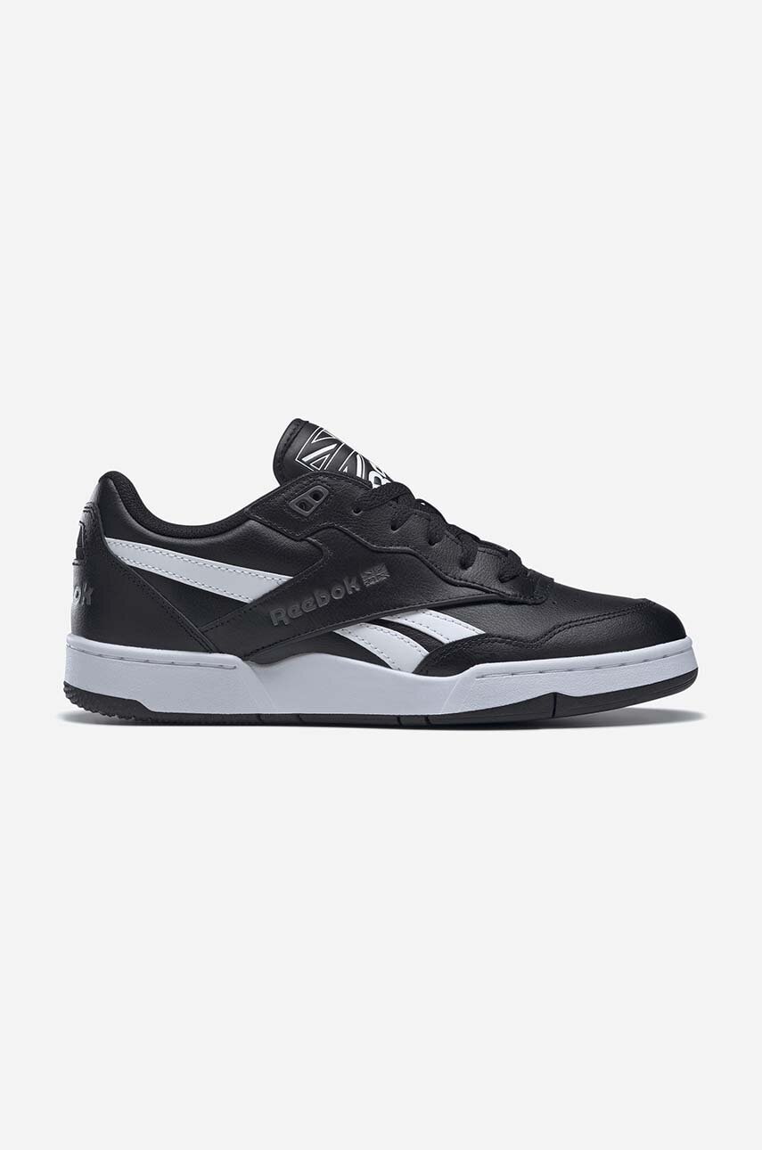 Levně Kožené sneakers boty Reebok BB 4000 II černá barva, IE4297-black