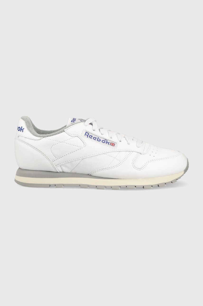 Levně Kožené sneakers boty Reebok Classic M42845 bílá barva, M42845-white