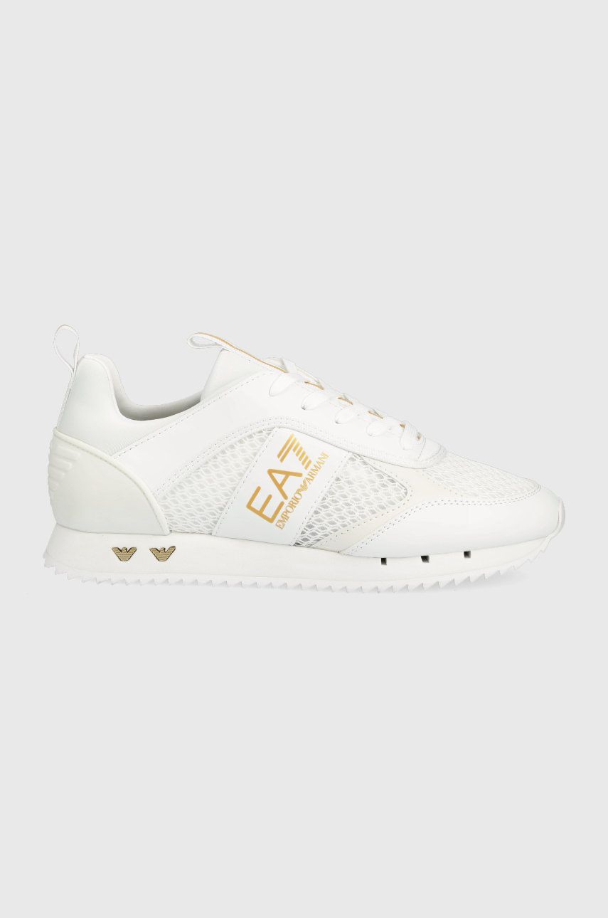 EA7 Emporio Armani sneakers culoarea alb alb