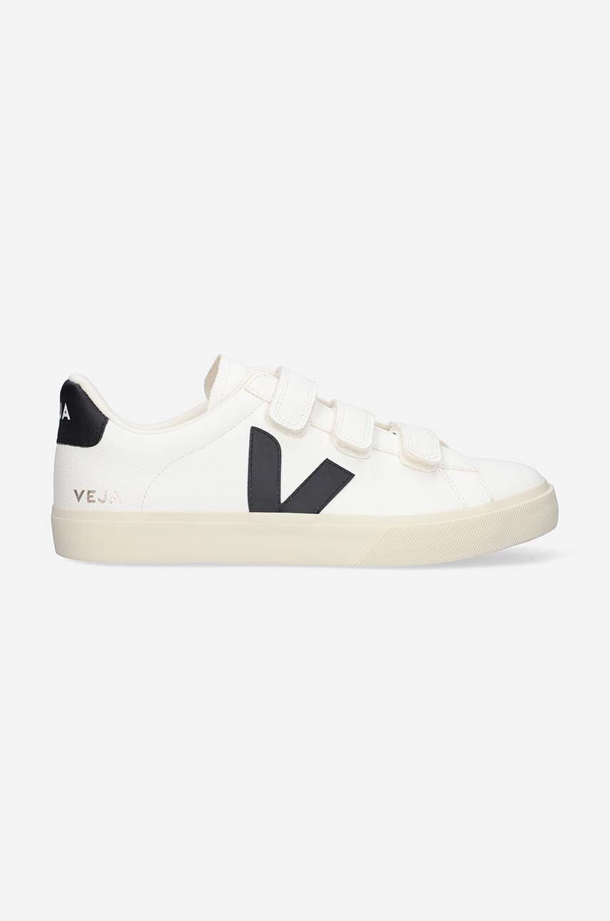Veja sneakers din piele Recife Logo culoarea alb RC052790-WHITE