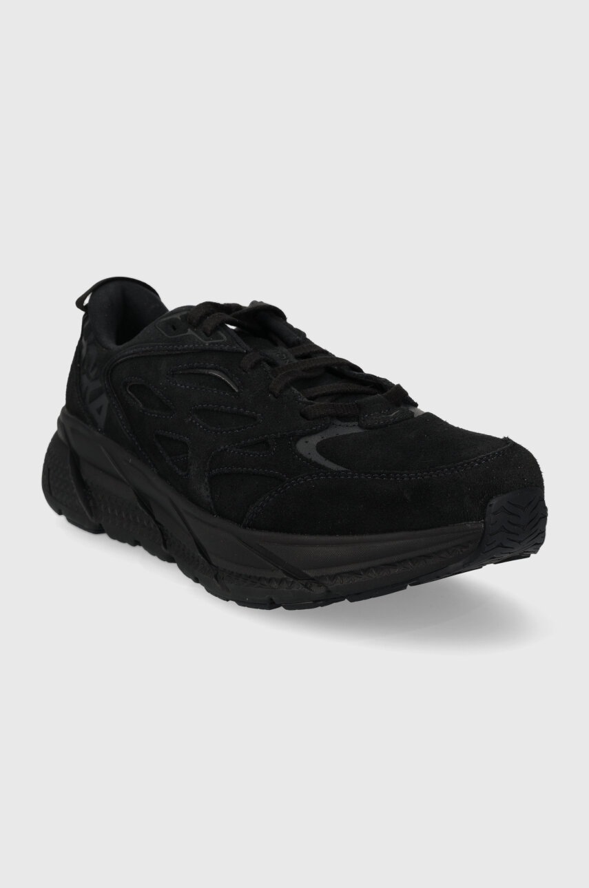 Σουέτ παπούτσια Hoka One One Us Clifton L χρώμα: ναυτικό μπλε φωτογραφία