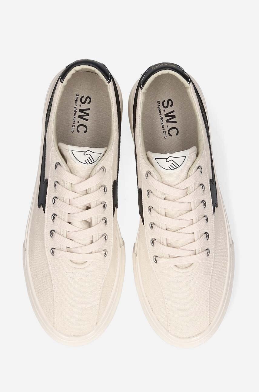 Αθλητικά S.W.C Dellow S-Strike Canvas χρώμα: μπεζ F30 φωτογραφία