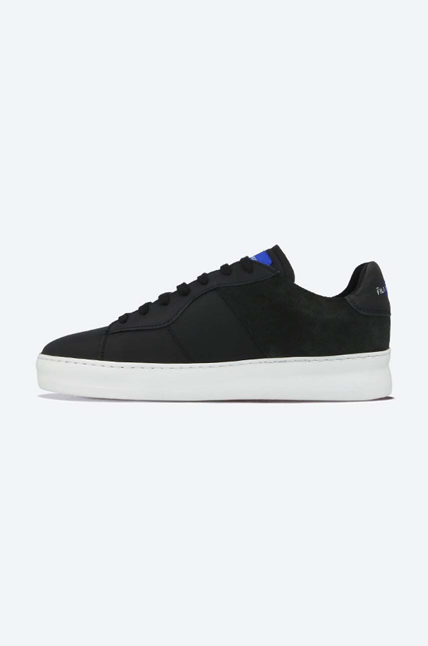 Шкіряні кросівки Filling Pieces Low Plain Court 683 Organic колір чорний 42227272006-BLACK