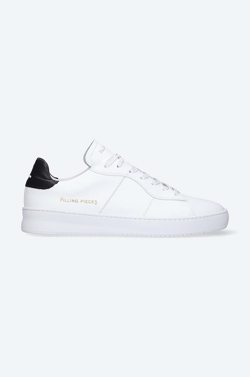 Filling Pieces sneakers din piele Court Bianco culoarea alb, 89127791861