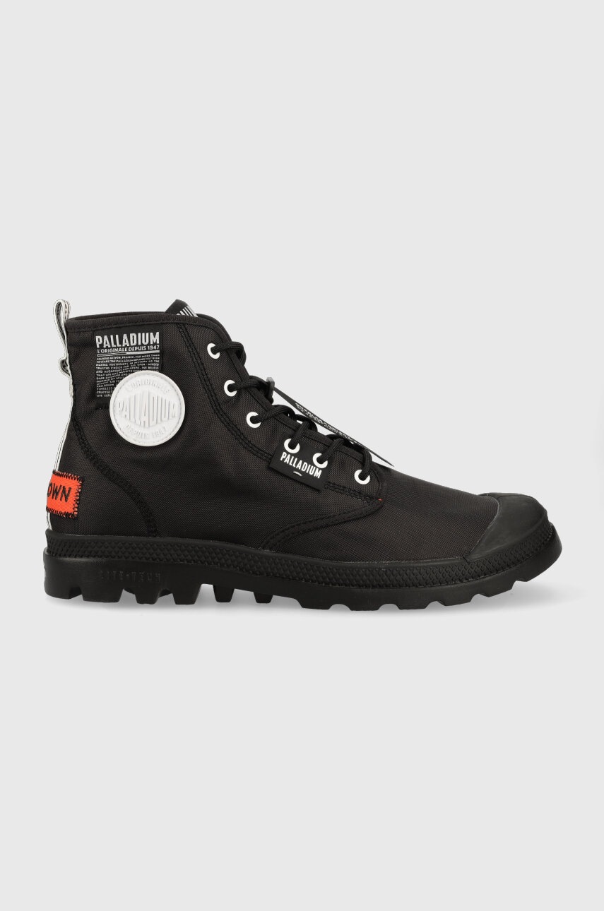 

Кеди Palladium Pampa Lite Overlab колір чорний