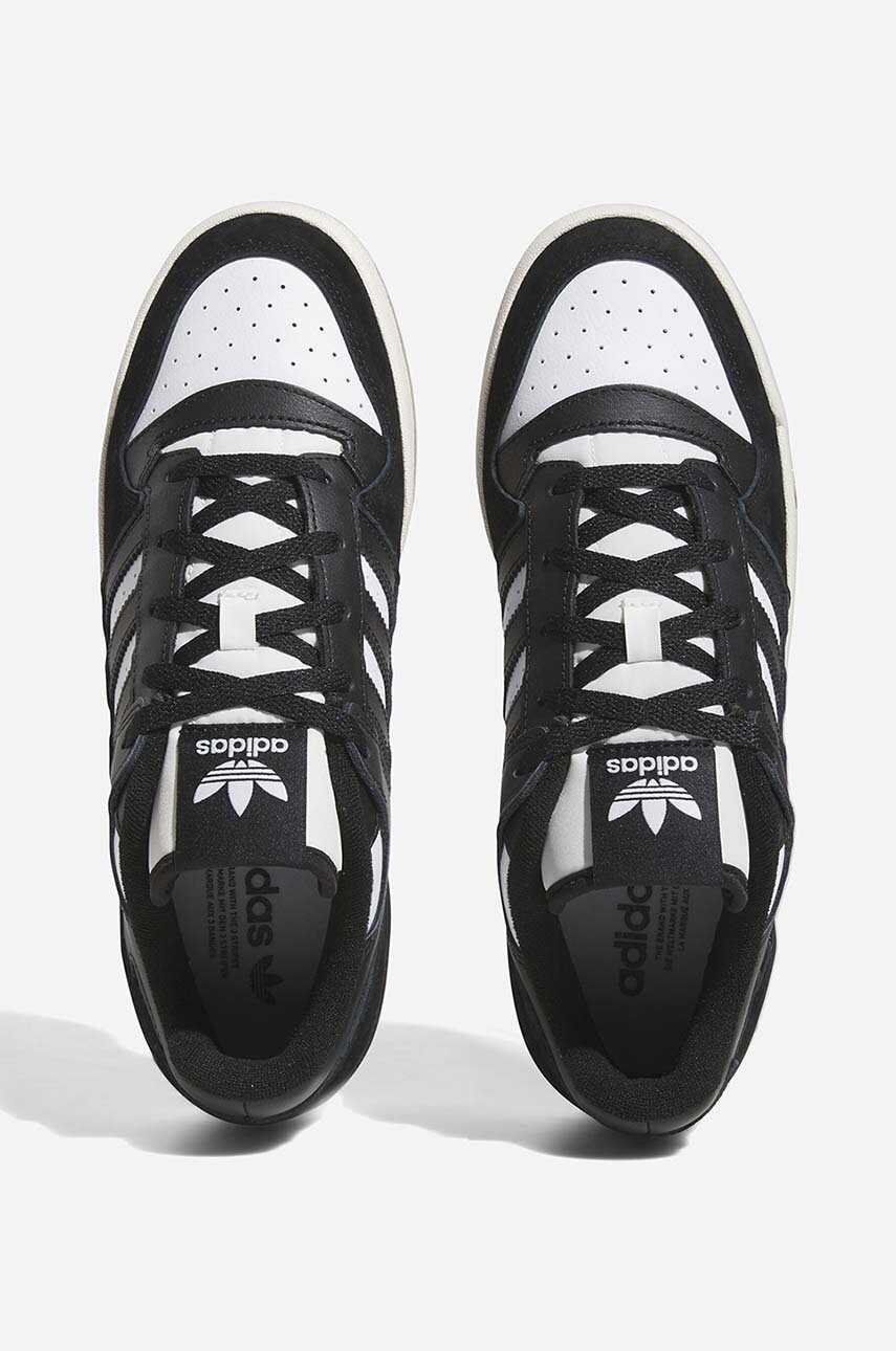 Αθλητικά adidas Originals Forum Low χρώμα: μαύρο φωτογραφία