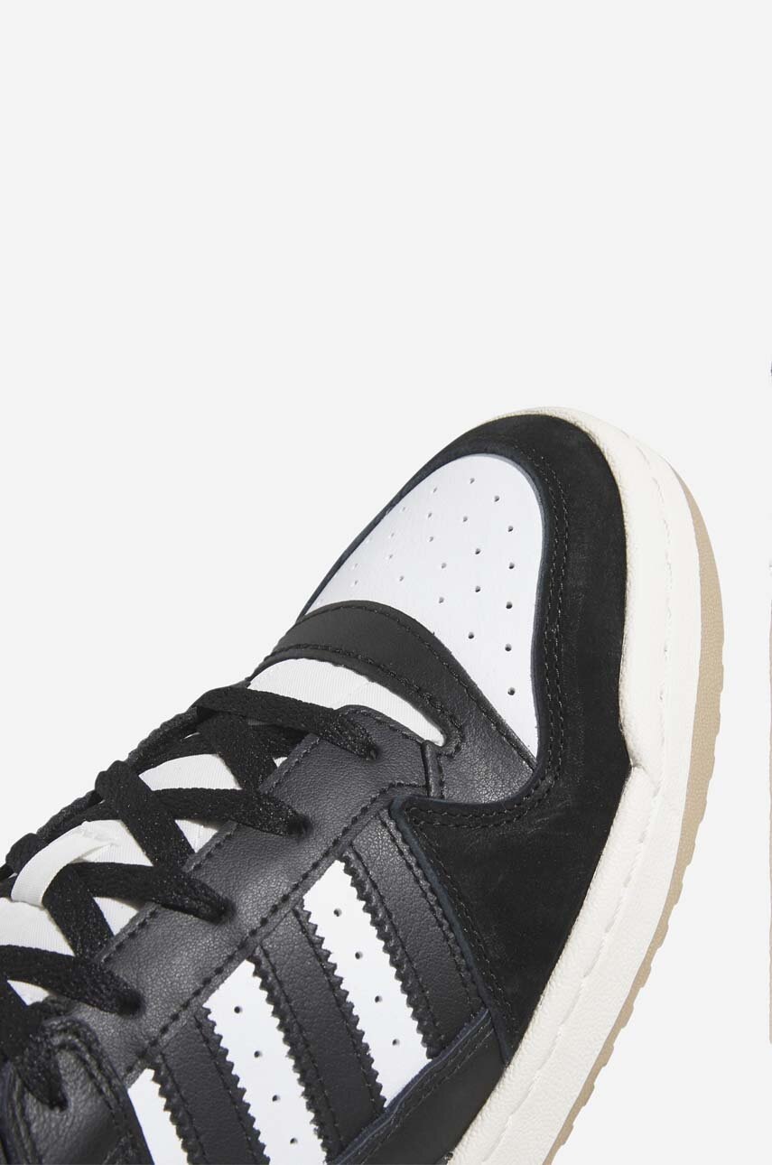 Αθλητικά adidas Originals Forum Low χρώμα: μαύρο φωτογραφία