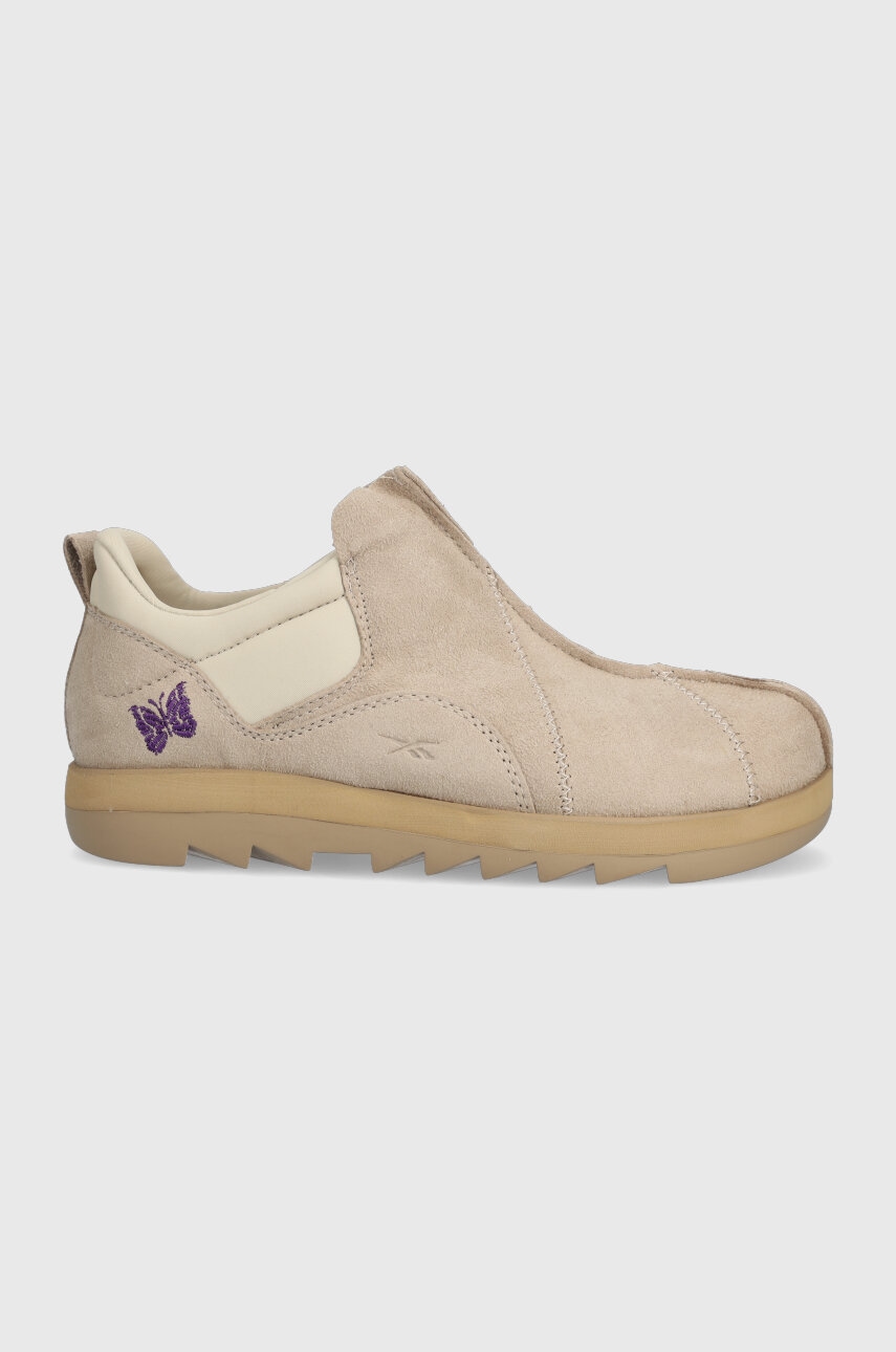 Sneakers boty Reebok Beatnik Moc HP6839 béžová barva - béžová -  Svršek: Umělá hmota