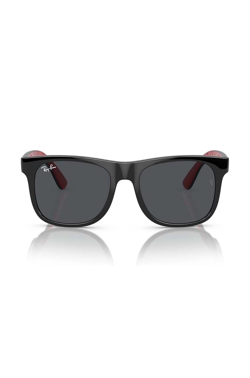 Детские солнцезащитные очки Ray-Ban JUNIOR JUSTIN цвет чёрный 0RJ9069S Детские солнцезащитные очки Ray-Ban JUNIOR JUSTIN цвет чёрный 0RJ9069S