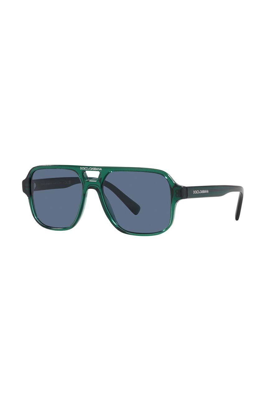 Dolce & Gabbana ochelari de soare copii culoarea verde, 0DX4003
