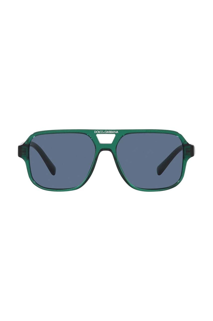 Детские солнцезащитные очки Dolce & Gabbana цвет зелёный 0DX4003